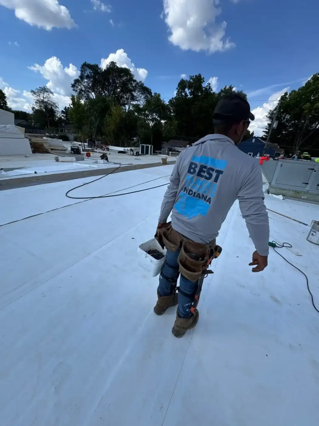 Manufacturer-certified roof installation in Dyer